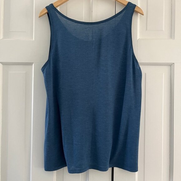 Eileen Fisher open front cardigan & matching tank - Picture 8 of 8